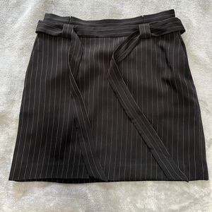 Express Black Mini Skirt with Belt - Women’s Size 12